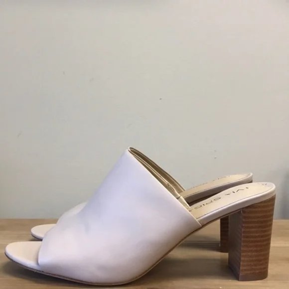 VIA SPIGA Women's WYNOLA Peep Toe Slide Mule Sandals - Picture 3 of 9